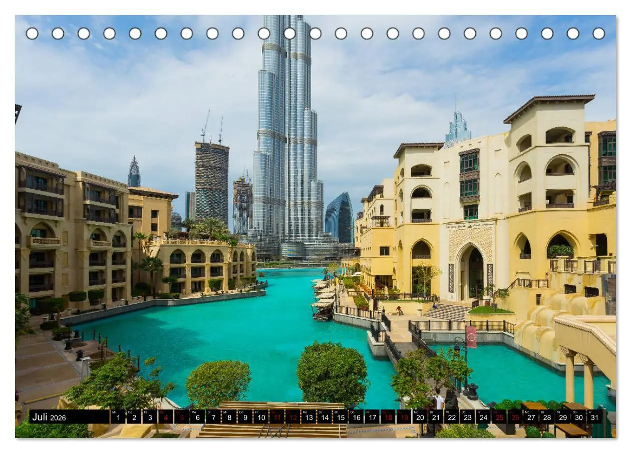 Bild: 9783457863831 | Dubai Wüstenstadt (Tischkalender 2026 DIN A5 quer), CALVENDO...