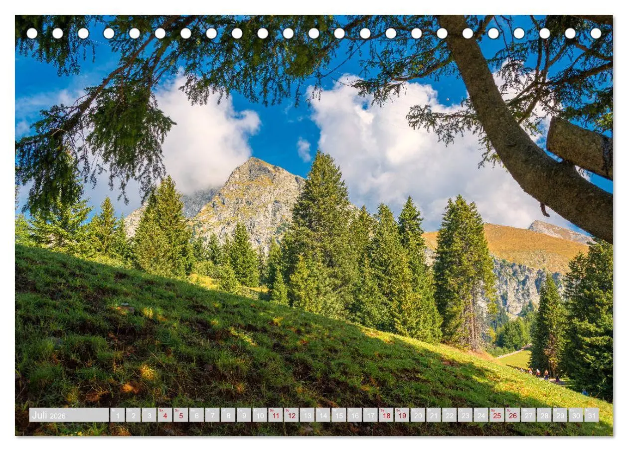 Bild: 9783457933831 | Sommer - Sonne - Schenna (Tischkalender 2026 DIN A5 quer), CALVENDO...