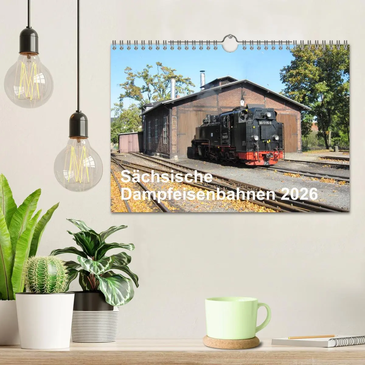 Bild: 9783516023831 | Sächsische Dampfeisenbahnen 2026 (Wandkalender 2026 DIN A4 quer),...