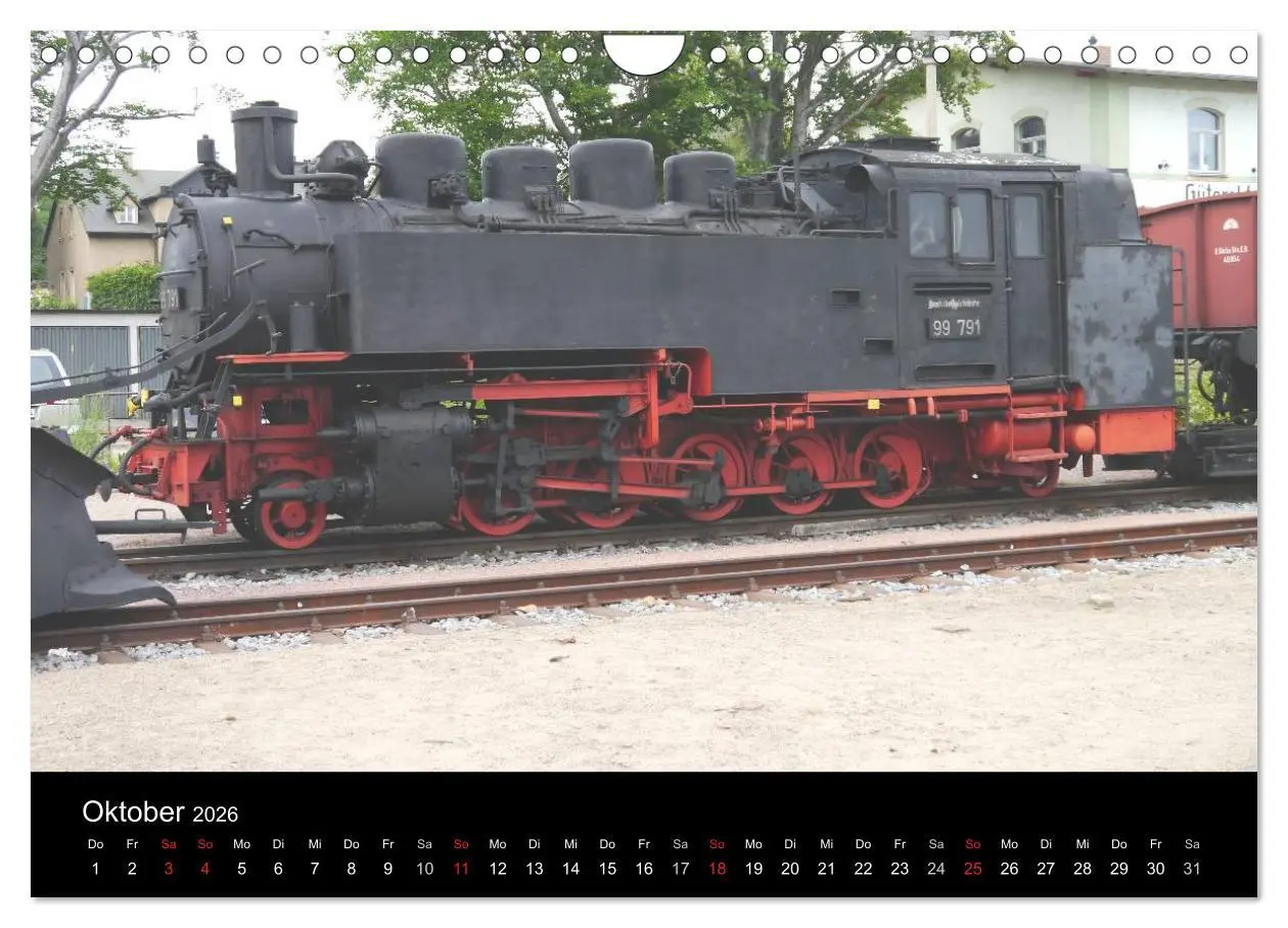Bild: 9783516023831 | Sächsische Dampfeisenbahnen 2026 (Wandkalender 2026 DIN A4 quer),...