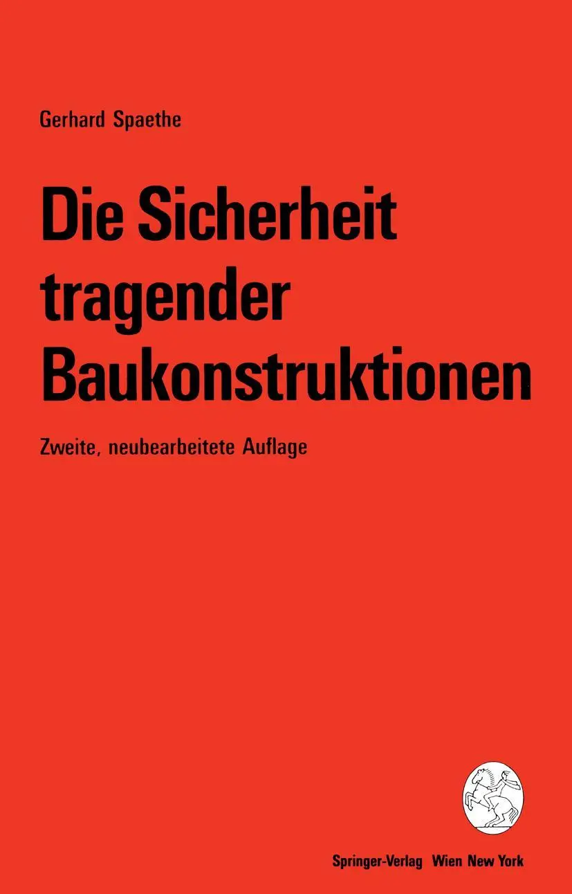 Cover: 9783709173831 | Die Sicherheit tragender Baukonstruktionen | Gerhard Spaethe | Buch