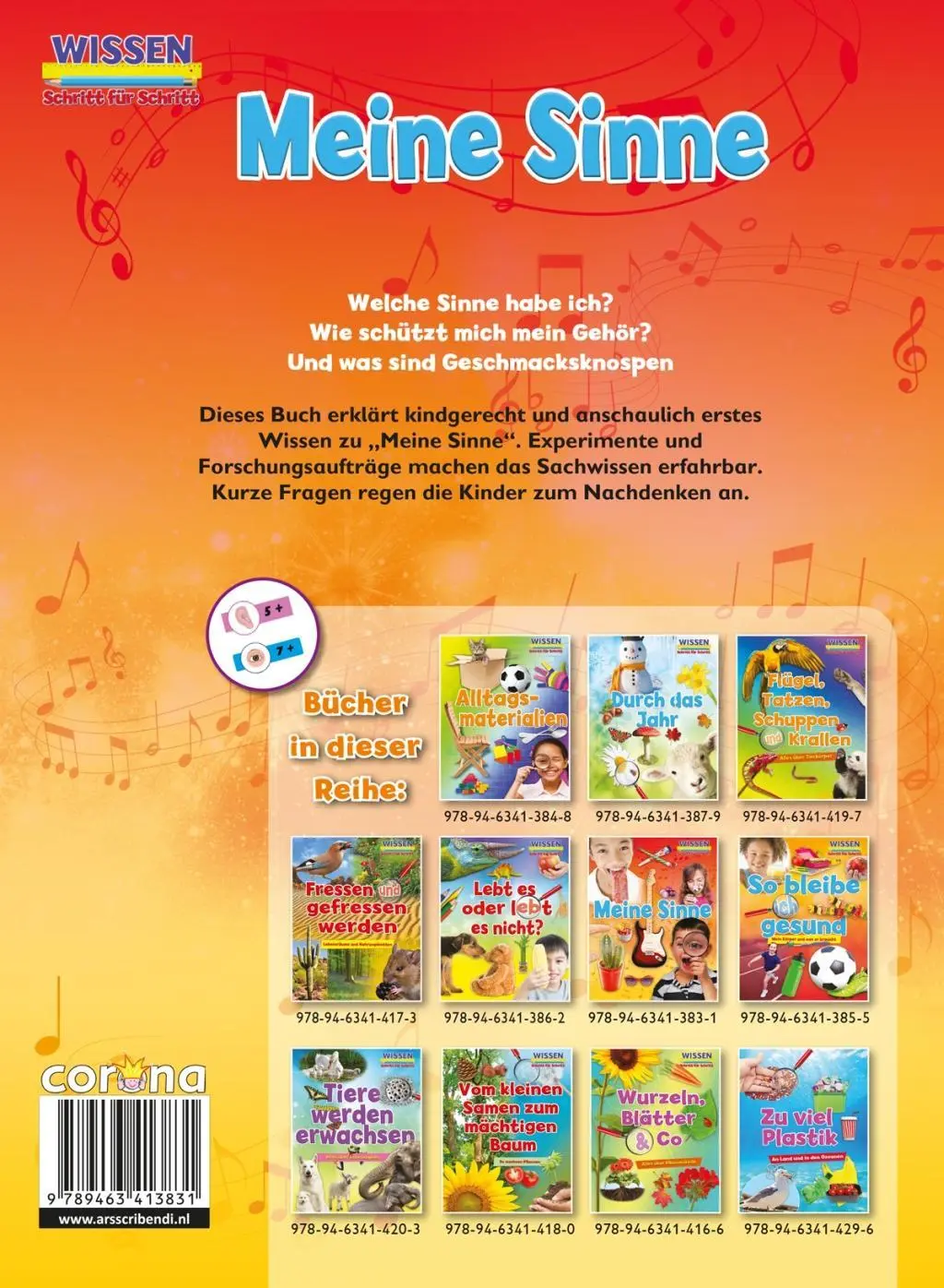 Bild: 9789463413831 | Meine Sinne | Wissen - Schritt für Schritt | Ruth Owen | Buch | 32 S.