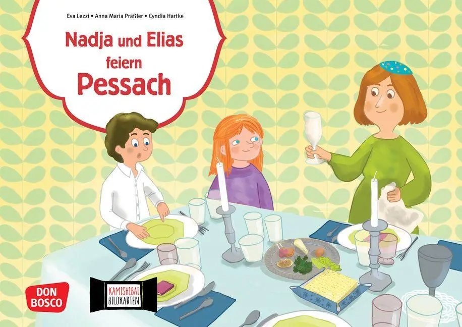 Cover: 4260694923931 | Nadja und Elias feiern Pessach. Kamishibai Bildkartenset | Box | 13 S.