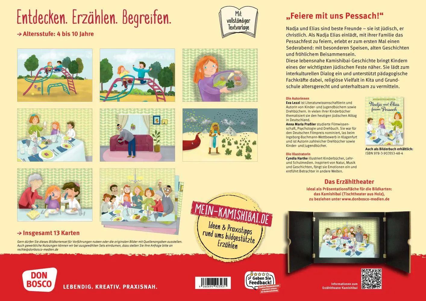 Bild: 4260694923931 | Nadja und Elias feiern Pessach. Kamishibai Bildkartenset | Box | 13 S.