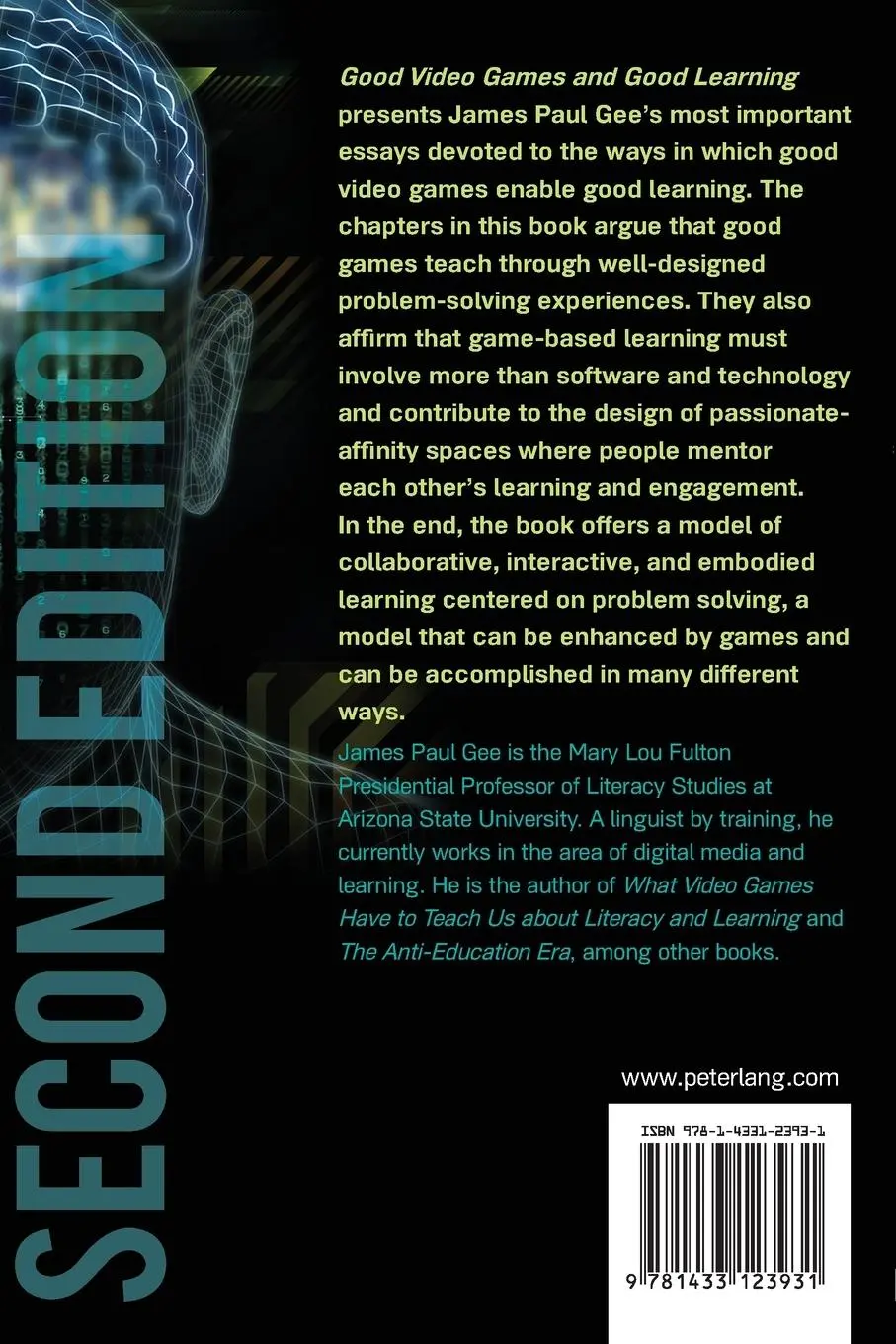 Rückseite: 9781433123931 | Good Video Games and Good Learning | James Paul Gee | Taschenbuch