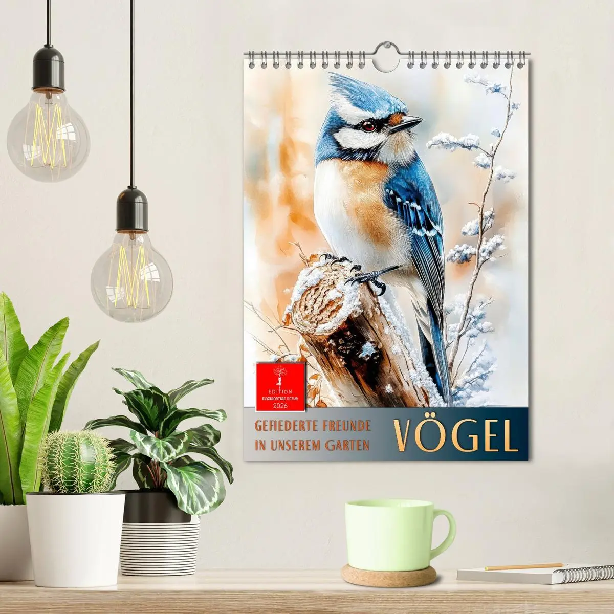 Bild: 9783457783931 | Vögel - gefiederte Freunde in unserem Garten (Wandkalender 2026 DIN...
