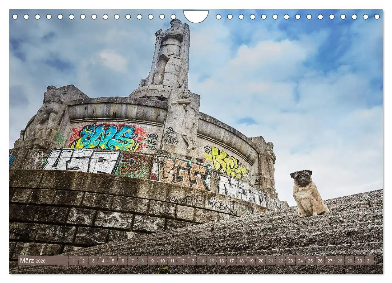 Bild: 9783457853931 | Hamburg - Stadt der Möpse (Wandkalender 2026 DIN A4 quer), CALVENDO...