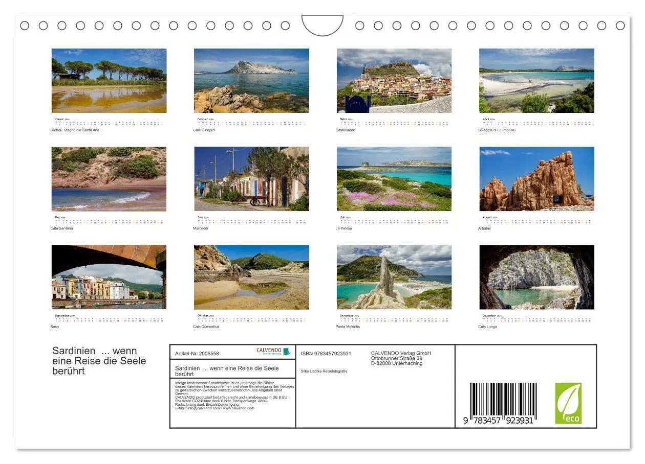 Bild: 9783457923931 | Sardinien ... wenn eine Reise die Seele berührt (Wandkalender 2026...