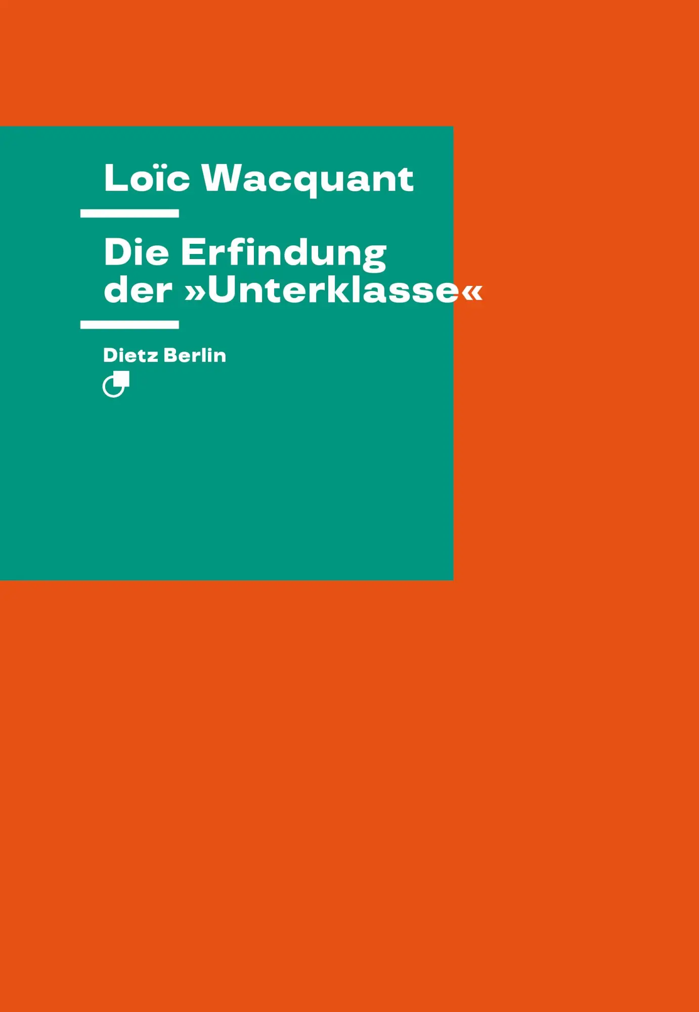 Cover: 9783320024031 | Die Erfindung der 'Unterklasse' | Eine Studie zur Politik des Wissens
