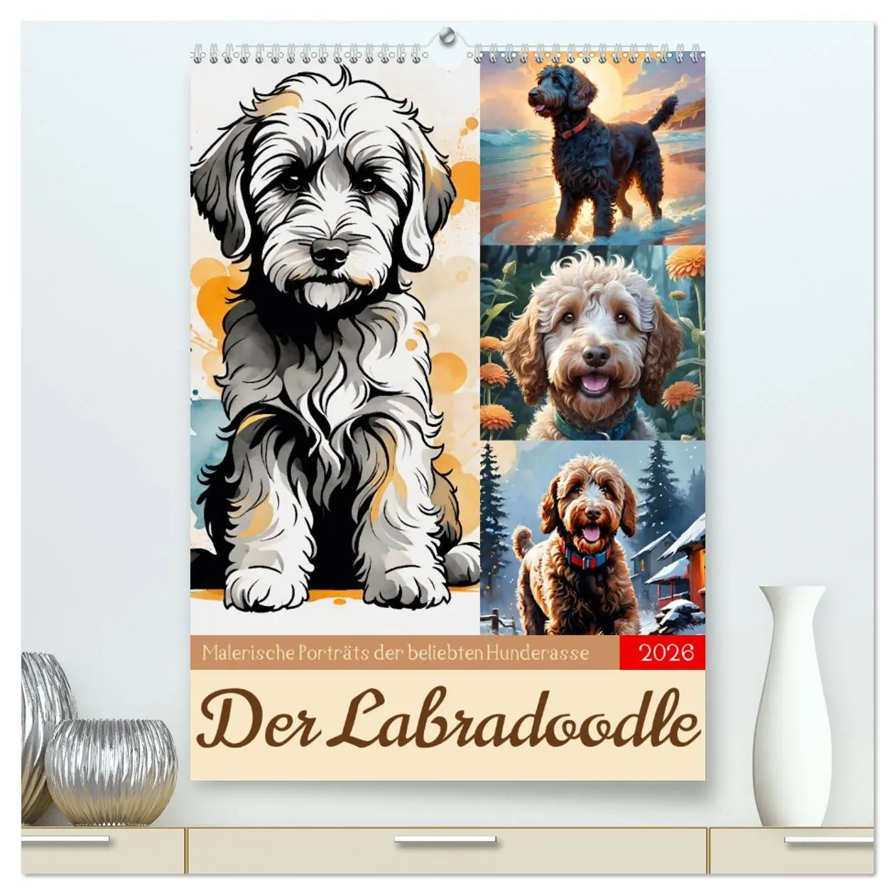 Cover: 9783457294031 | Der Labradoodle (hochwertiger Premium Wandkalender 2026 DIN A2...
