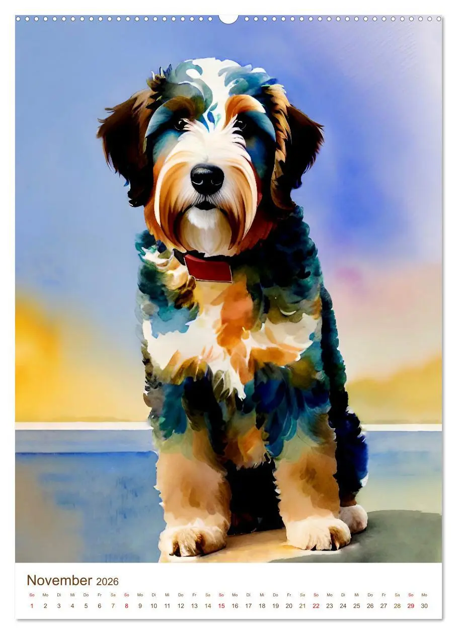 Bild: 9783457294031 | Der Labradoodle (hochwertiger Premium Wandkalender 2026 DIN A2...