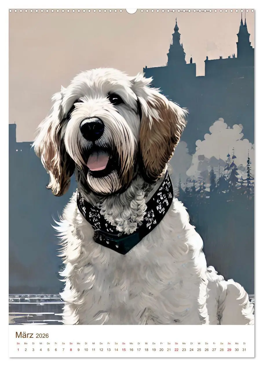 Bild: 9783457294031 | Der Labradoodle (hochwertiger Premium Wandkalender 2026 DIN A2...