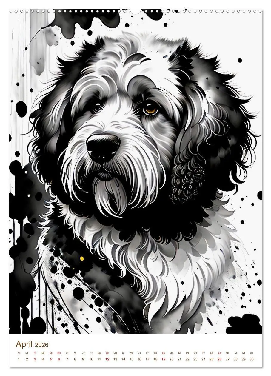 Bild: 9783457294031 | Der Labradoodle (hochwertiger Premium Wandkalender 2026 DIN A2...