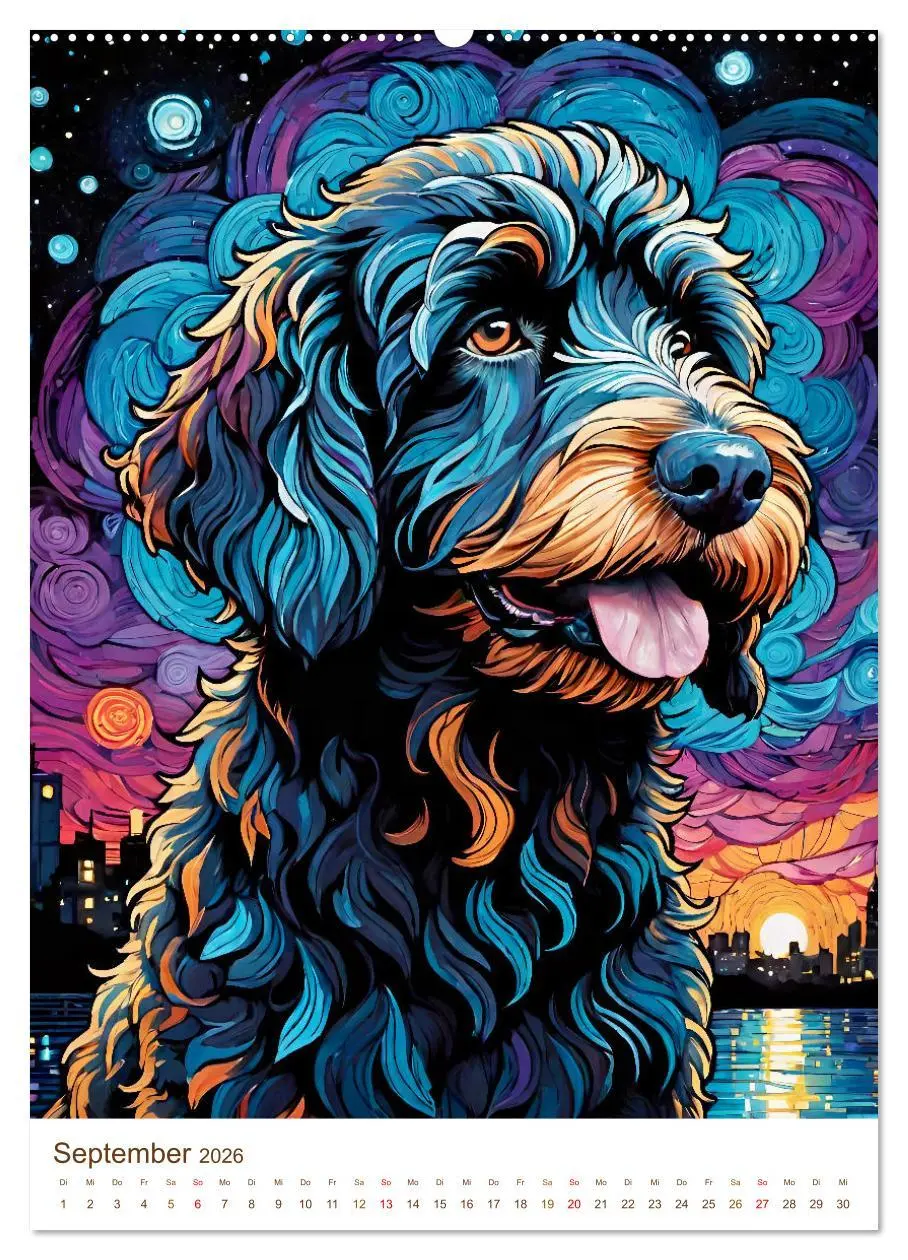 Bild: 9783457294031 | Der Labradoodle (hochwertiger Premium Wandkalender 2026 DIN A2...