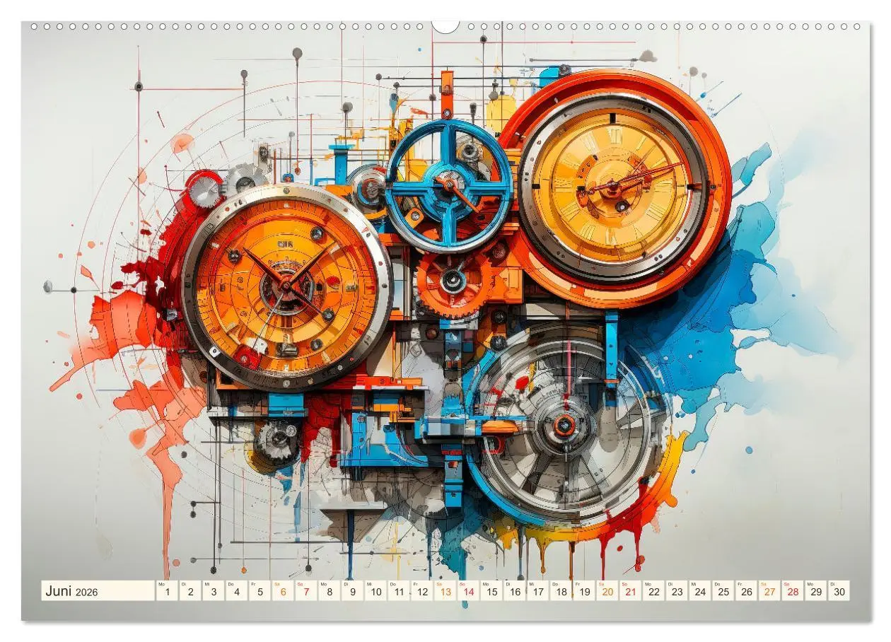 Bild: 9783457504031 | Maschinen Zukunft Kunst (hochwertiger Premium Wandkalender 2026 DIN...