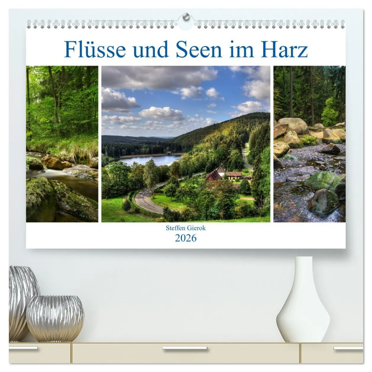 Cover: 9783457744031 | Flüsse und Seen im Harz (hochwertiger Premium Wandkalender 2026 DIN...