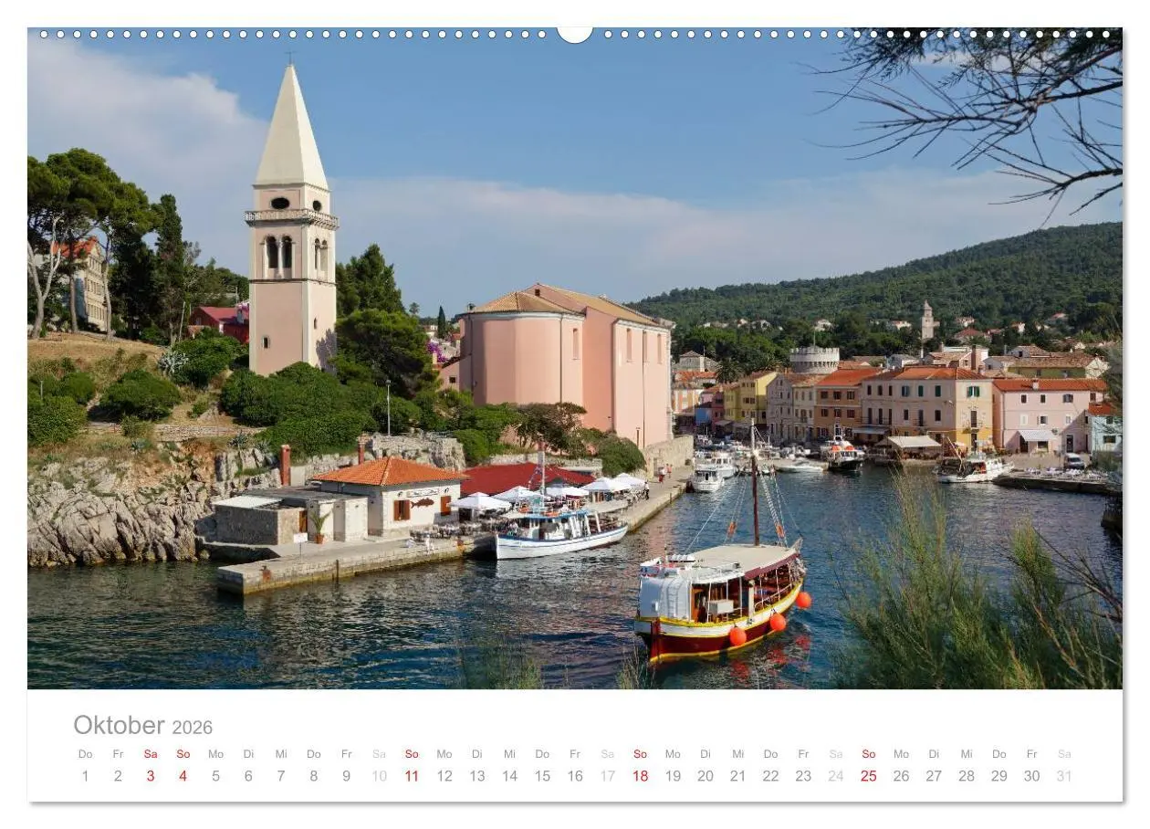 Bild: 9783516144031 | Kroatische Adriaküste (Wandkalender 2026 DIN A2 quer), CALVENDO...