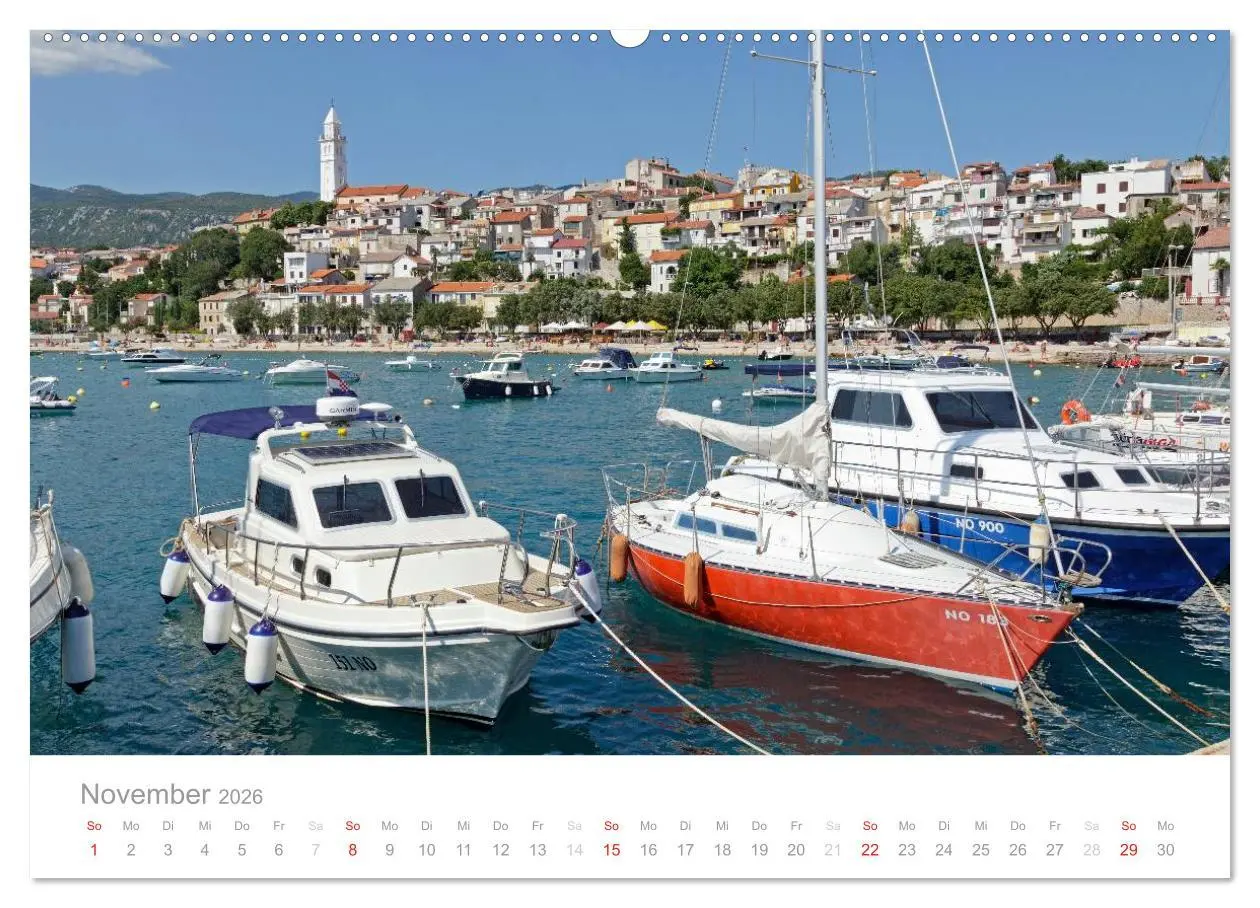 Bild: 9783516144031 | Kroatische Adriaküste (Wandkalender 2026 DIN A2 quer), CALVENDO...