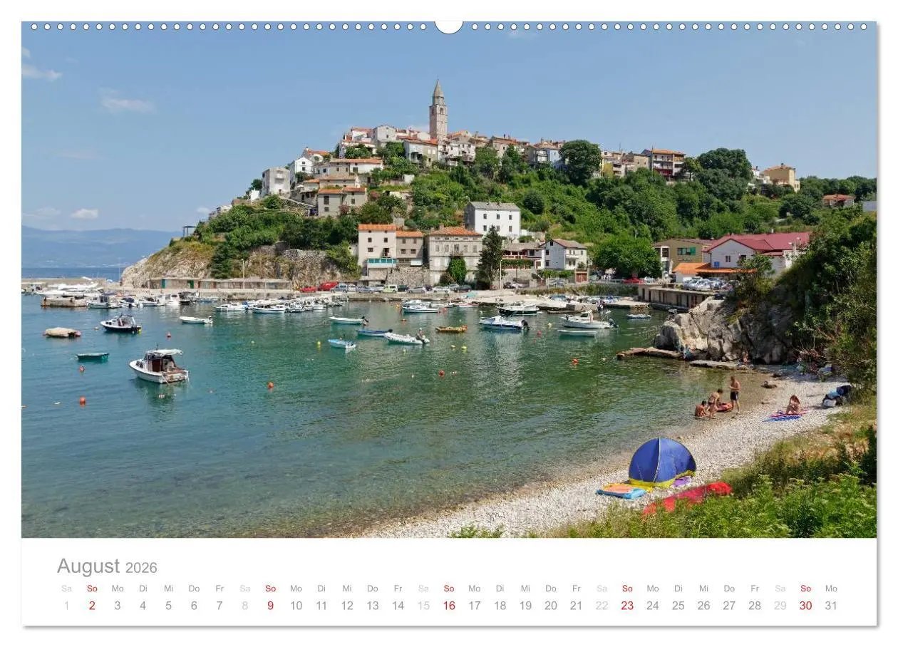 Bild: 9783516144031 | Kroatische Adriaküste (Wandkalender 2026 DIN A2 quer), CALVENDO...