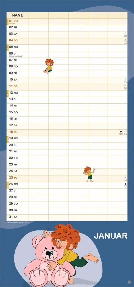 Bild: 9783756414031 | Pumuckl Familienplaner 2026 | Kalender | Familienplaner Athesia | 2026