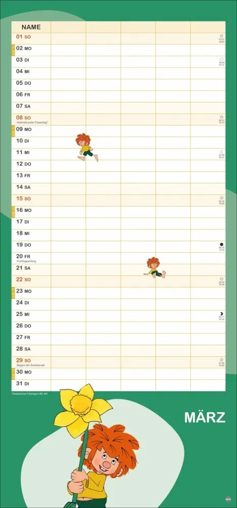 Bild: 9783756414031 | Pumuckl Familienplaner 2026 | Kalender | Familienplaner Athesia | 2026