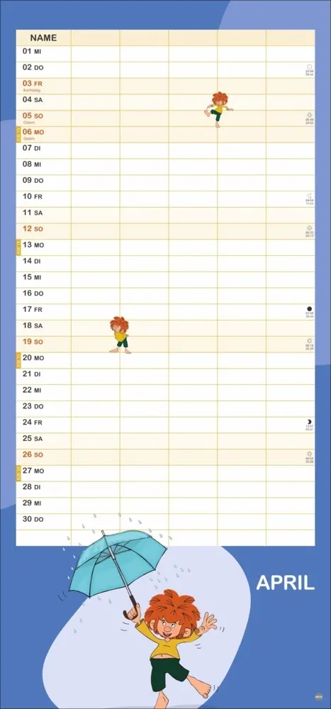 Bild: 9783756414031 | Pumuckl Familienplaner 2026 | Kalender | Familienplaner Athesia | 2026