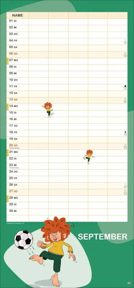 Bild: 9783756414031 | Pumuckl Familienplaner 2026 | Kalender | Familienplaner Athesia | 2026