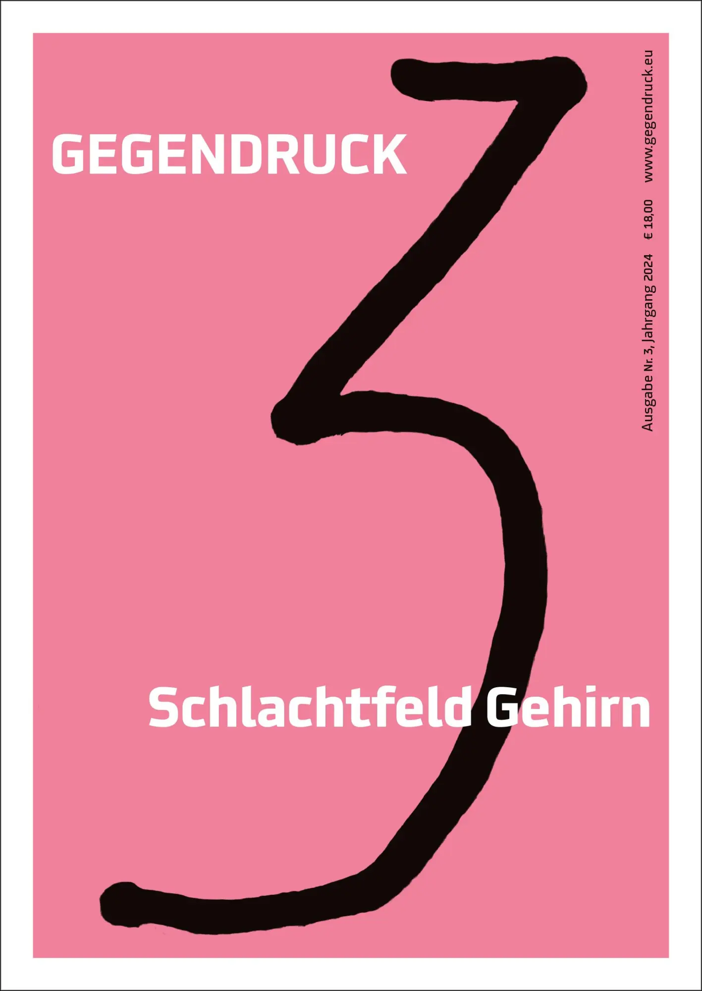 Cover: 9783911394031 | Gegendruck. Ausgabe 3 | Schlachtfeld Gehirn | Manova | Taschenbuch