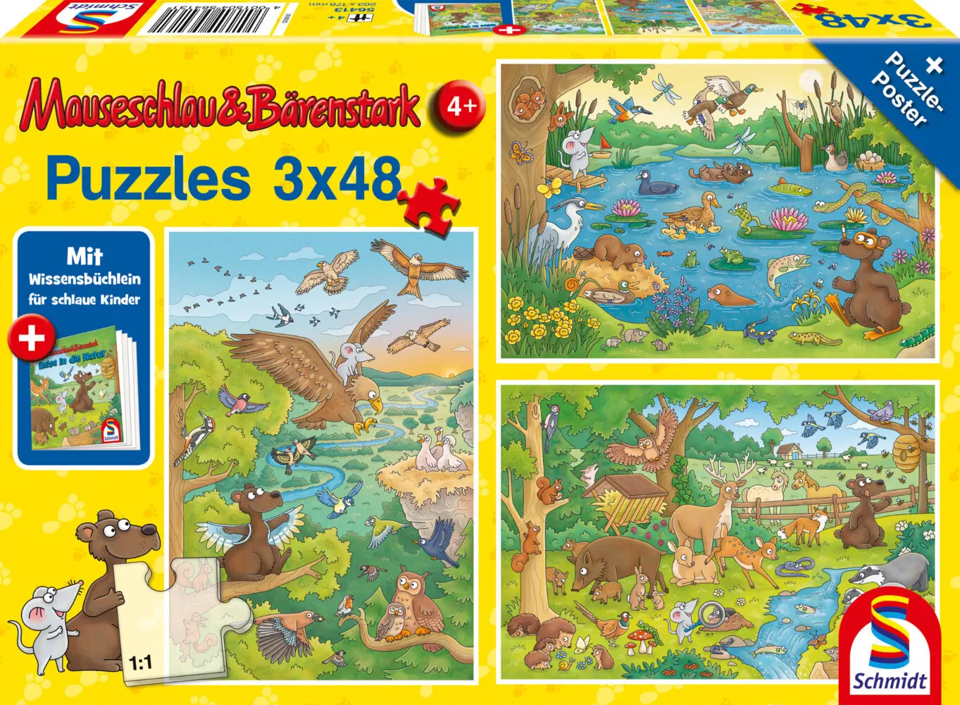 Cover: 4001504564131 | Reise in die Natur (Kinderpuzzle) | mit Add-on (Wissensbüchlein)