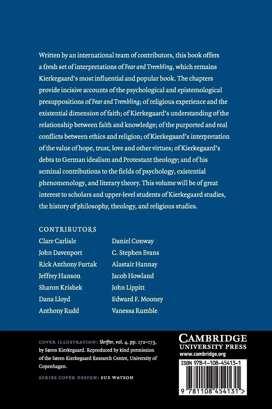 Rückseite: 9781108454131 | Kierkegaard's Fear and Trembling | Daniel Conway | Taschenbuch | 2017
