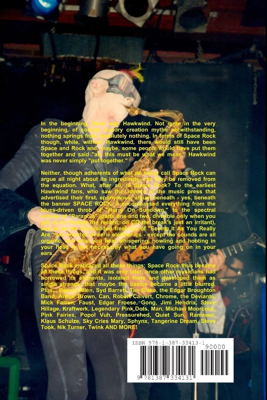 Rückseite: 9781387334131 | Space Daze | The History and Mystery of Ambient Electronic Space Rock