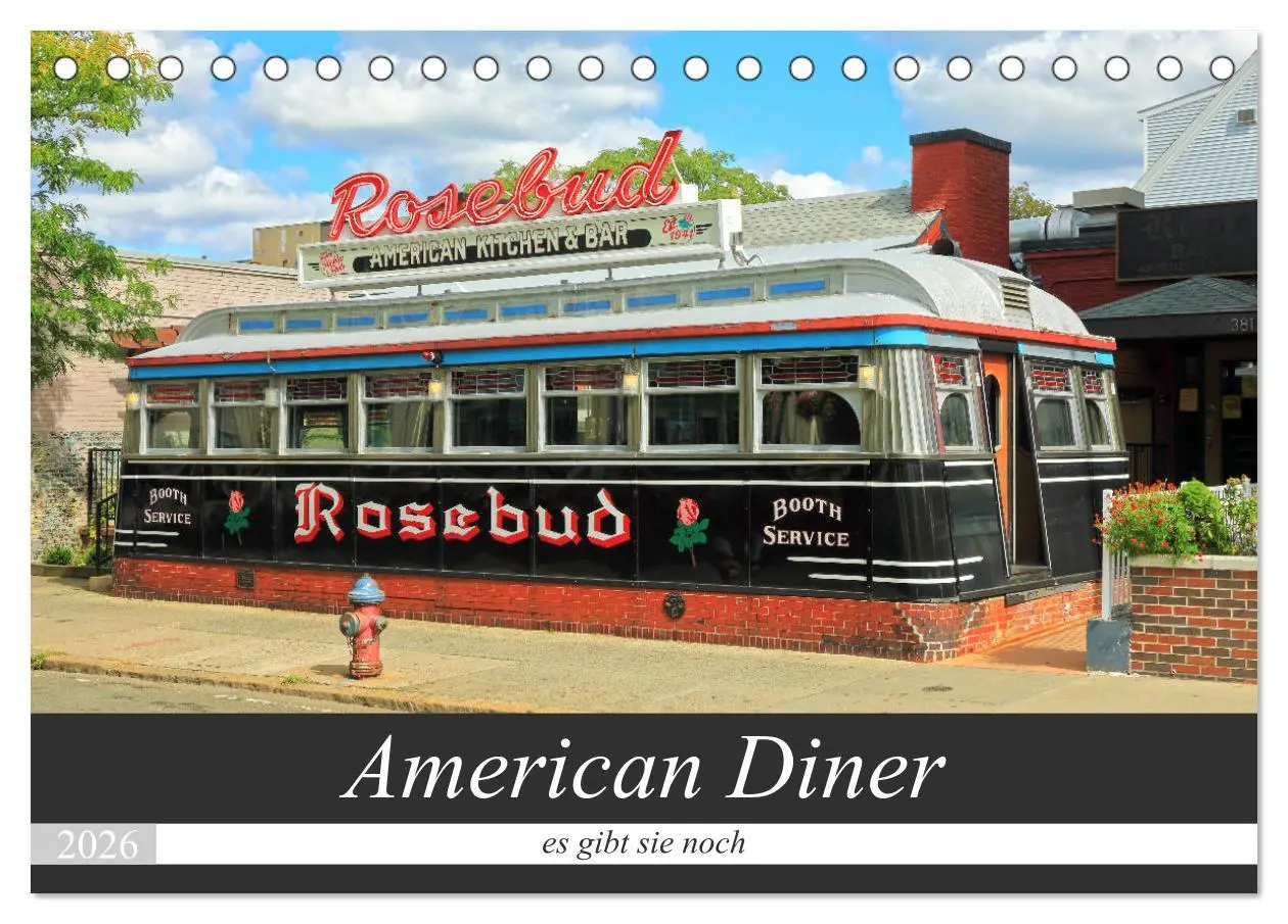 Cover: 9783457734131 | American Diner - es gibt sie noch (Tischkalender 2026 DIN A5 quer),...