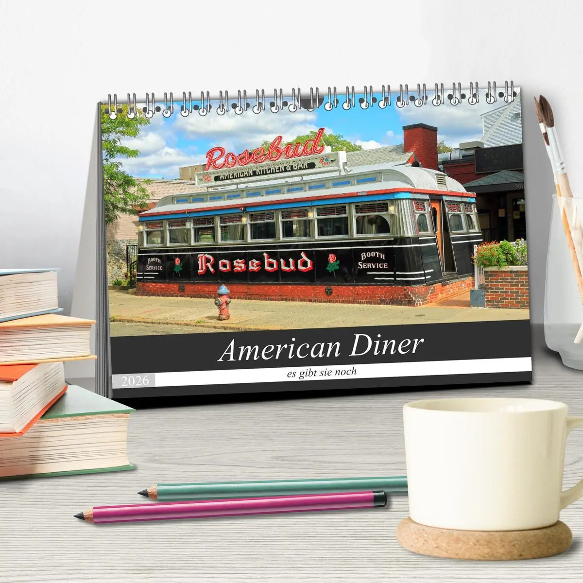 Bild: 9783457734131 | American Diner - es gibt sie noch (Tischkalender 2026 DIN A5 quer),...