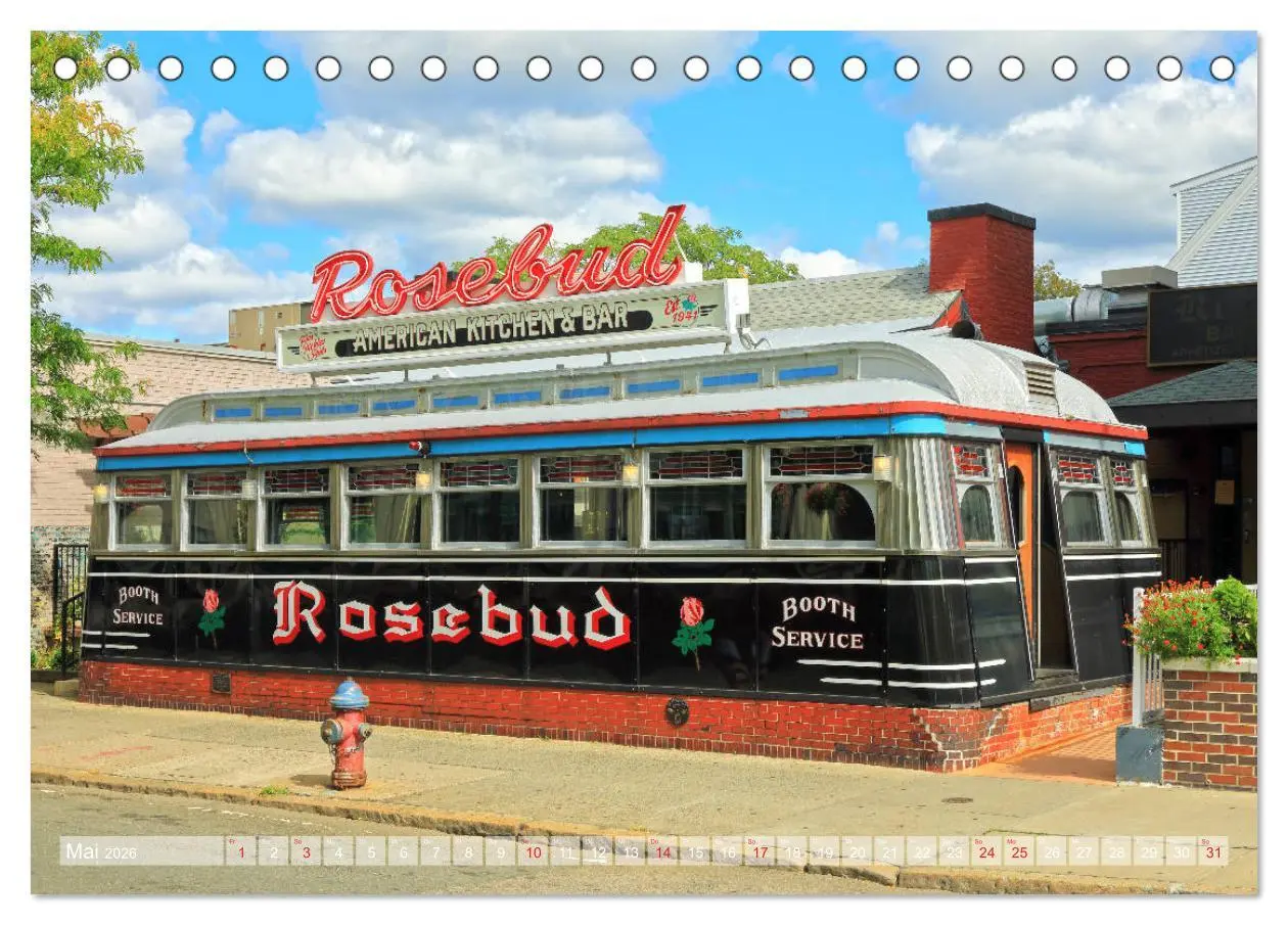 Bild: 9783457734131 | American Diner - es gibt sie noch (Tischkalender 2026 DIN A5 quer),...