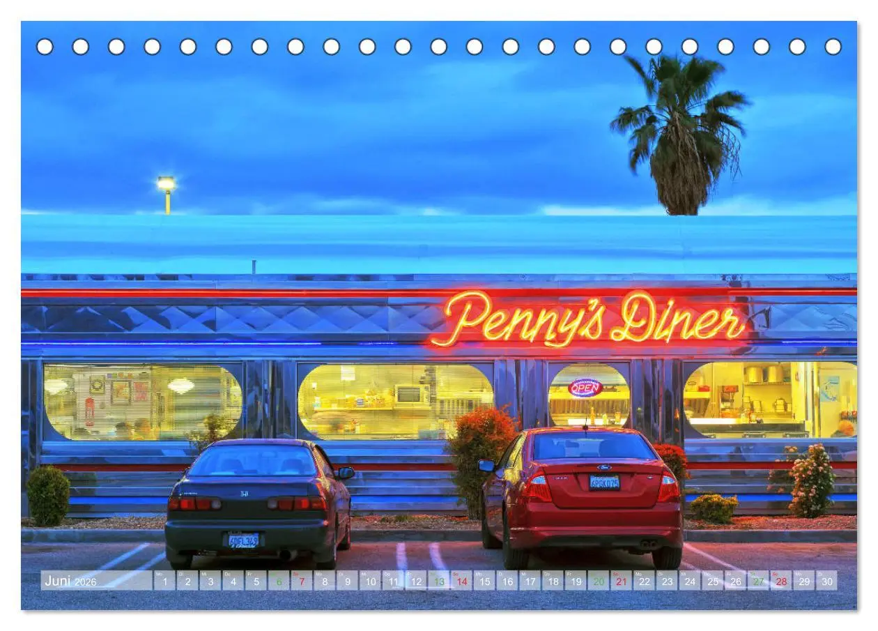 Bild: 9783457734131 | American Diner - es gibt sie noch (Tischkalender 2026 DIN A5 quer),...