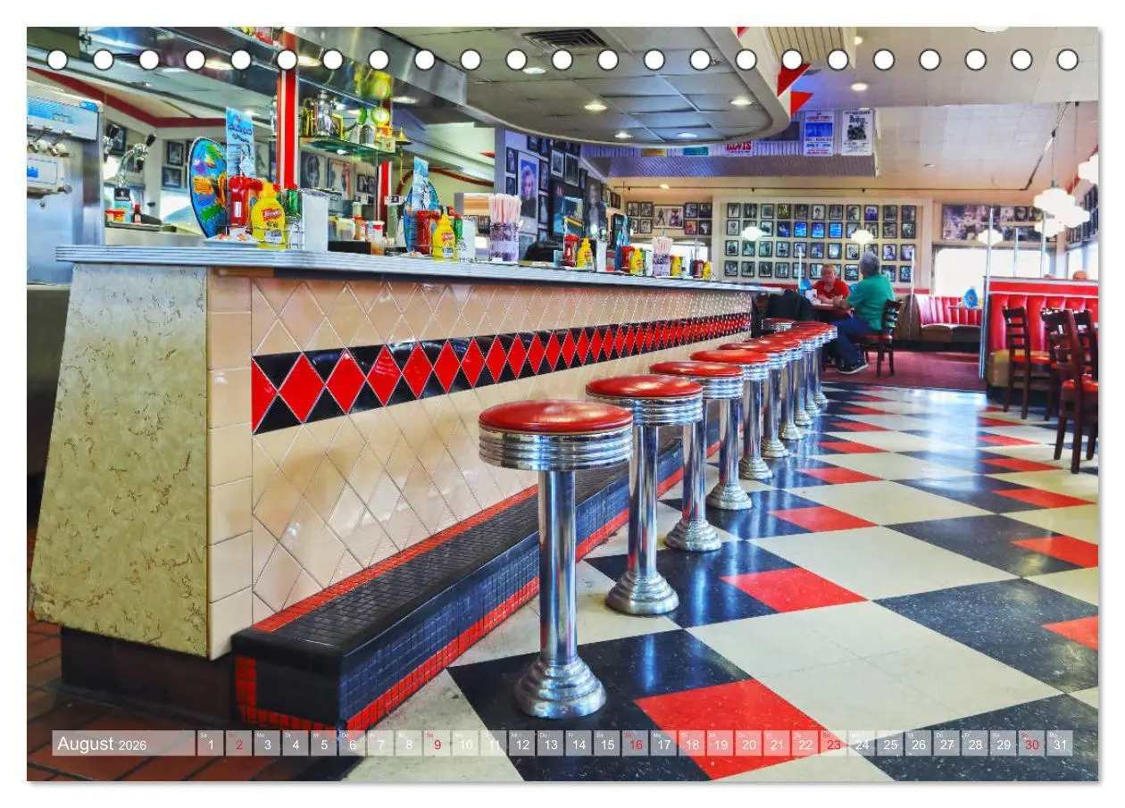 Bild: 9783457734131 | American Diner - es gibt sie noch (Tischkalender 2026 DIN A5 quer),...