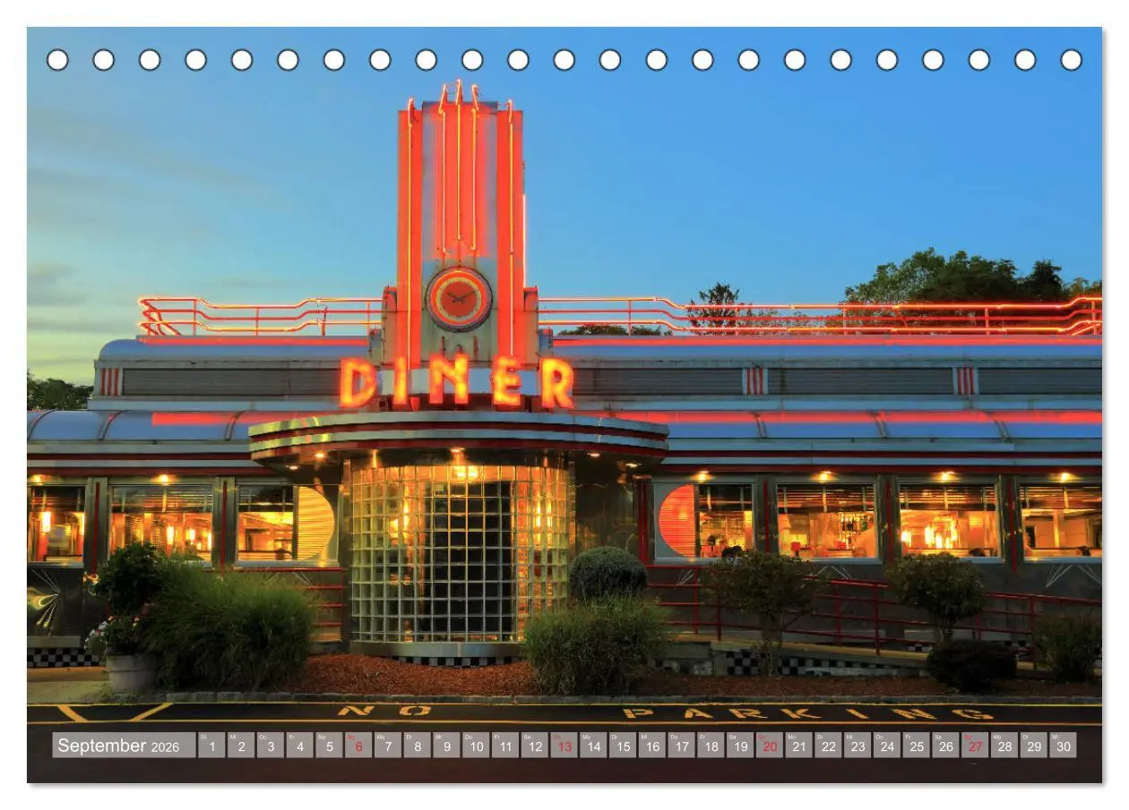 Bild: 9783457734131 | American Diner - es gibt sie noch (Tischkalender 2026 DIN A5 quer),...
