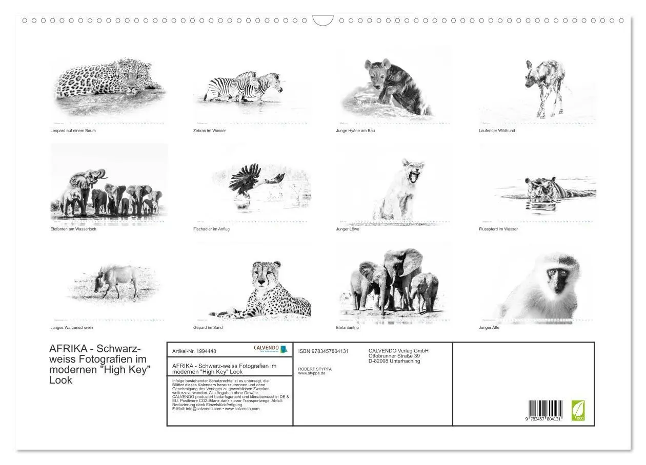 Bild: 9783457804131 | AFRIKA - Schwarz-weiss Fotografien im modernen "High Key" Look...
