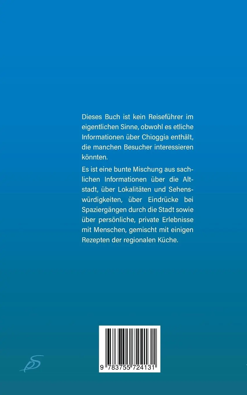 Rückseite: 9783755724131 | Chioggia II | Auflage 3 | Peter Sterk | Taschenbuch | 104 S. | Deutsch
