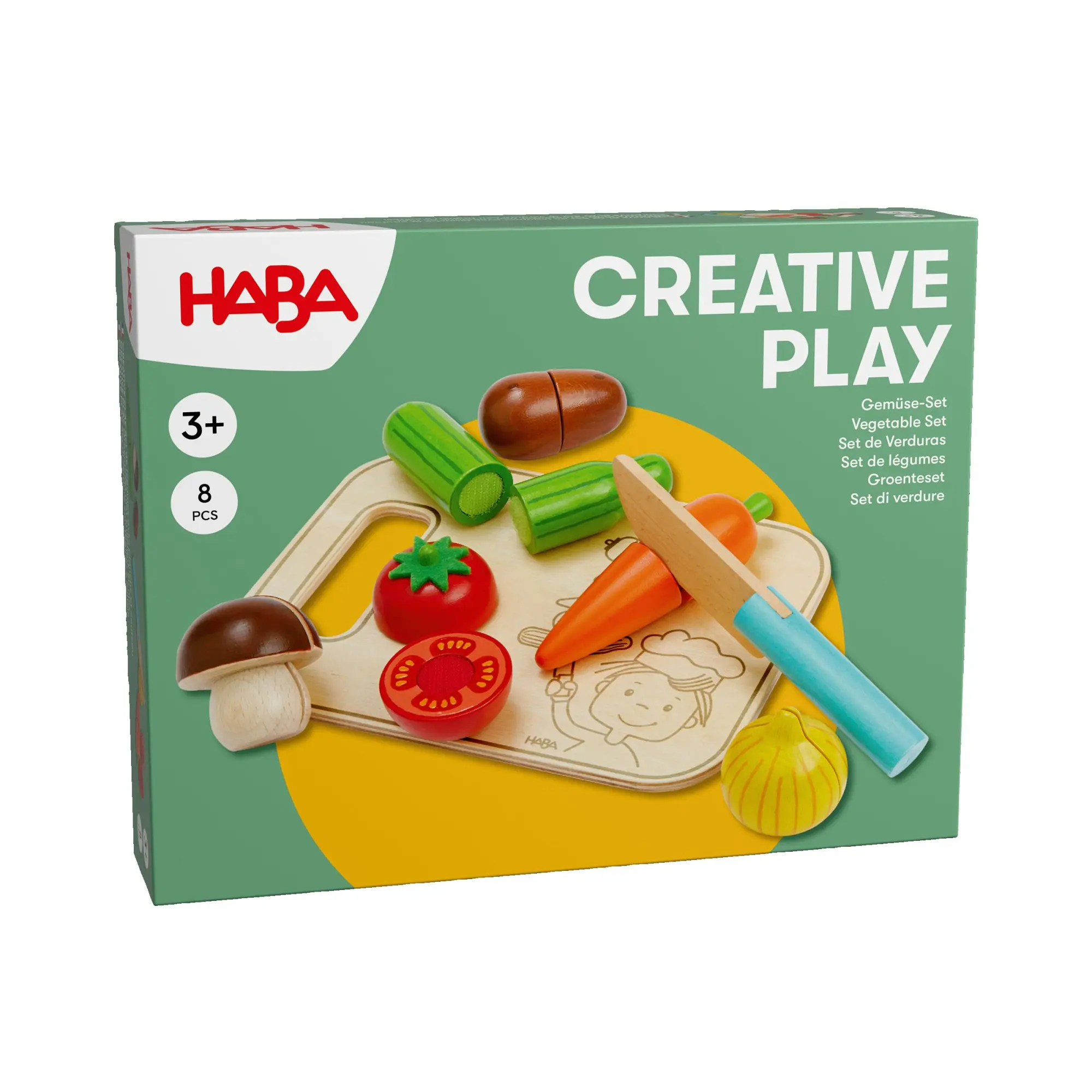 Cover: 4010168284231 | Creative Play Gemüse-Set mit Brettchen | Spiel | Deutsch | 2025