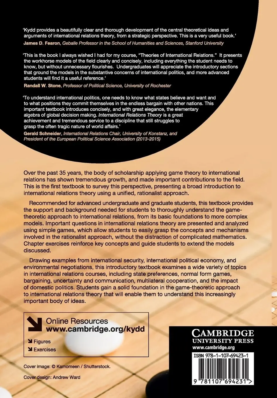 Rückseite: 9781107694231 | International Relations Theory | Andrew H. Kydd | Taschenbuch | 2017