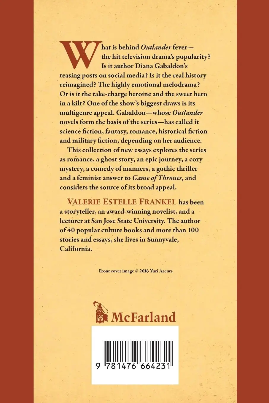 Rückseite: 9781476664231 | Adoring Outlander | Essays on Fandom, Genre and the Female Audience