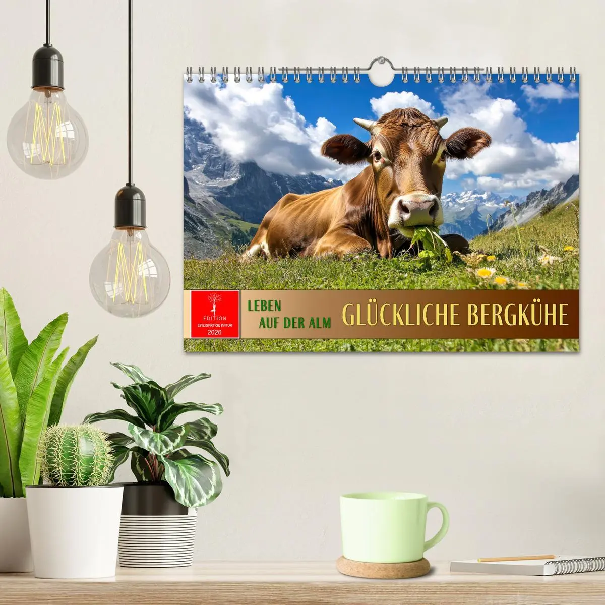 Bild: 9783457274231 | Glückliche Bergkühe - Leben auf der Alm (Wandkalender 2026 DIN A4...