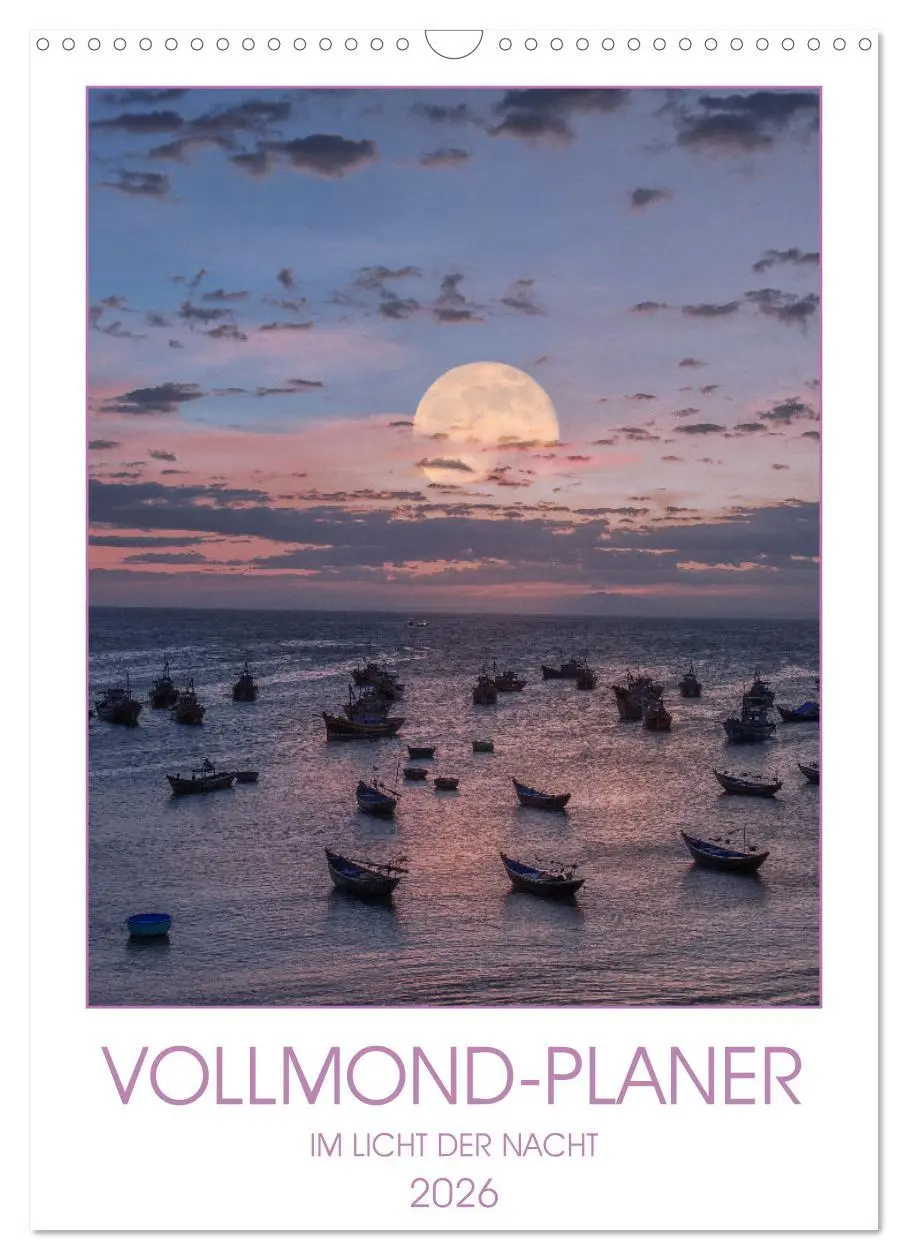 Cover: 9783516364231 | VOLLMOND-Planer - Im Licht der Nacht (Wandkalender 2026 DIN A3...
