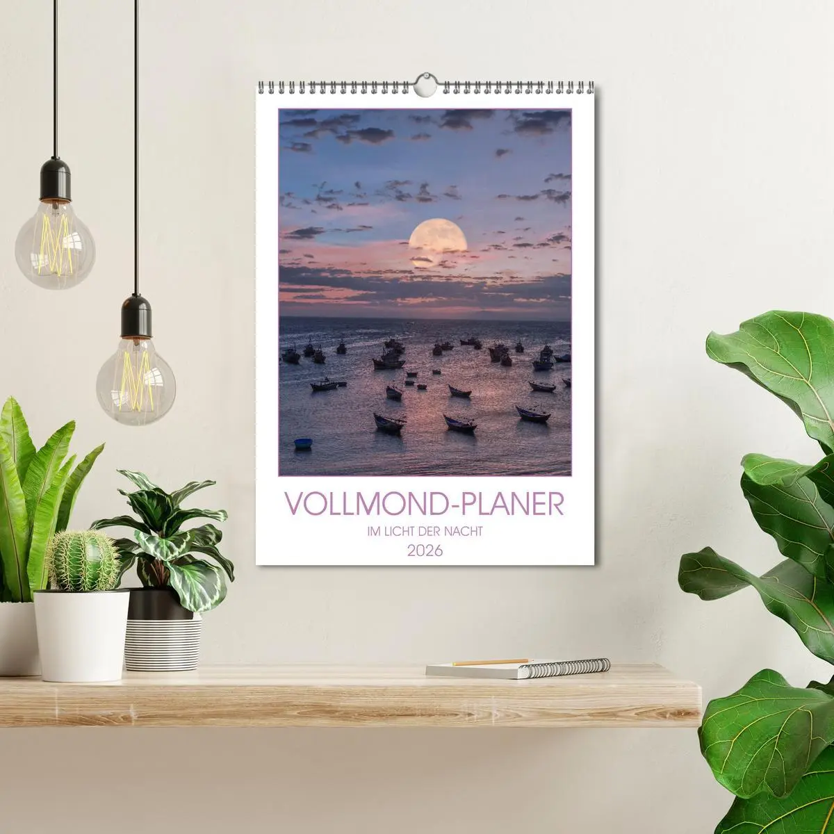 Bild: 9783516364231 | VOLLMOND-Planer - Im Licht der Nacht (Wandkalender 2026 DIN A3...