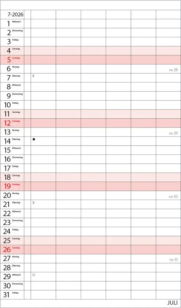Bild: 9783731884231 | XL Familienplaner 2026 | Verlag Korsch | Kalender | 14 S. | Deutsch