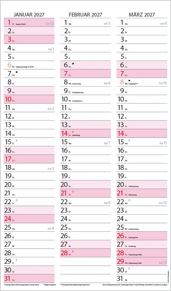 Bild: 9783731884231 | XL Familienplaner 2026 | Verlag Korsch | Kalender | 14 S. | Deutsch