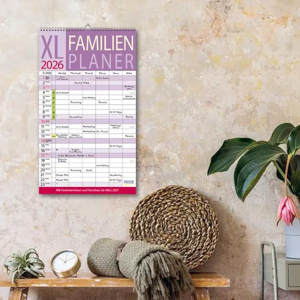 Bild: 9783731884231 | XL Familienplaner 2026 | Verlag Korsch | Kalender | 14 S. | Deutsch