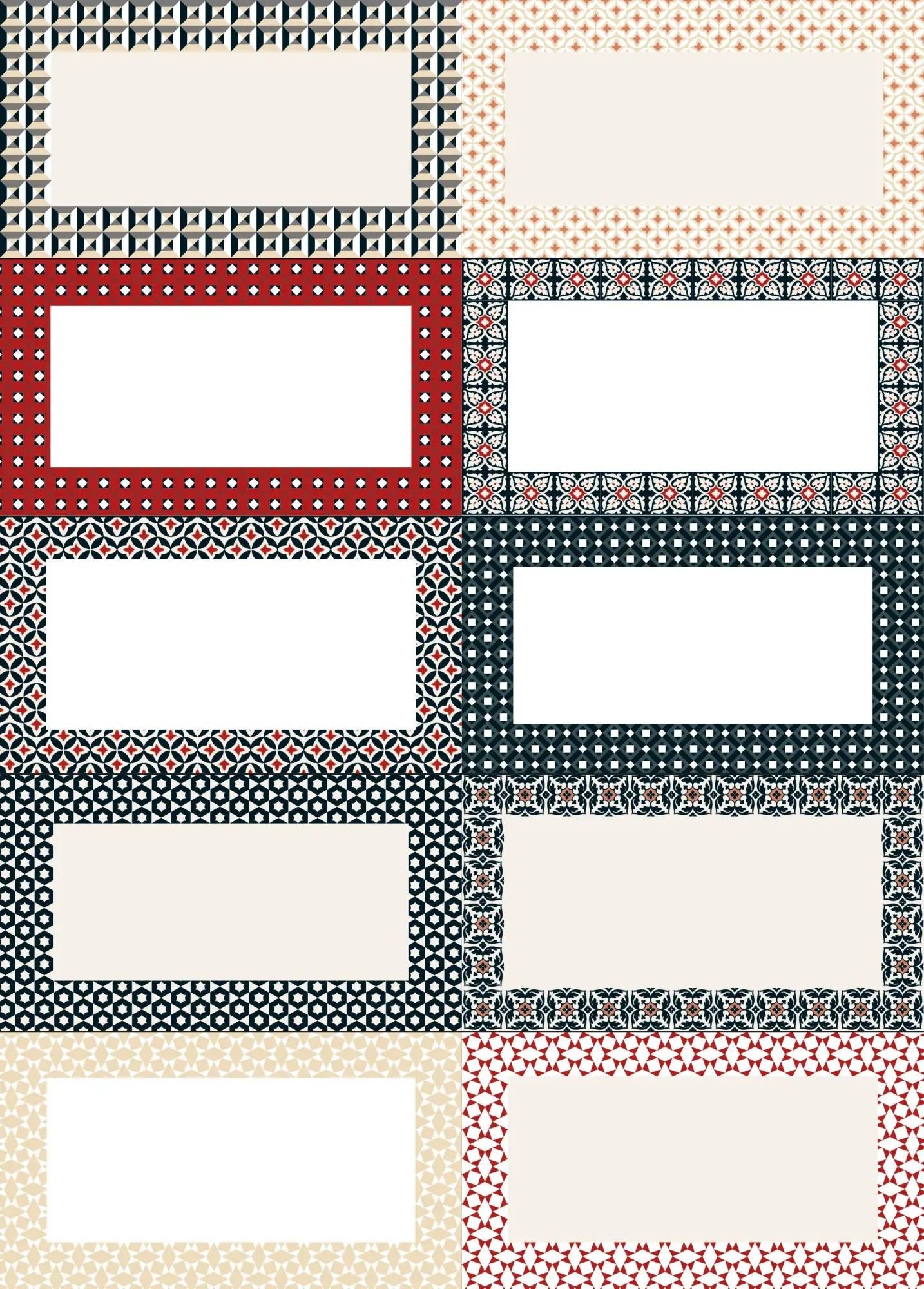 Bild: 9789460094231 | Classical European Tiles | Sticker &amp; Label Book | Pepin van Roojen