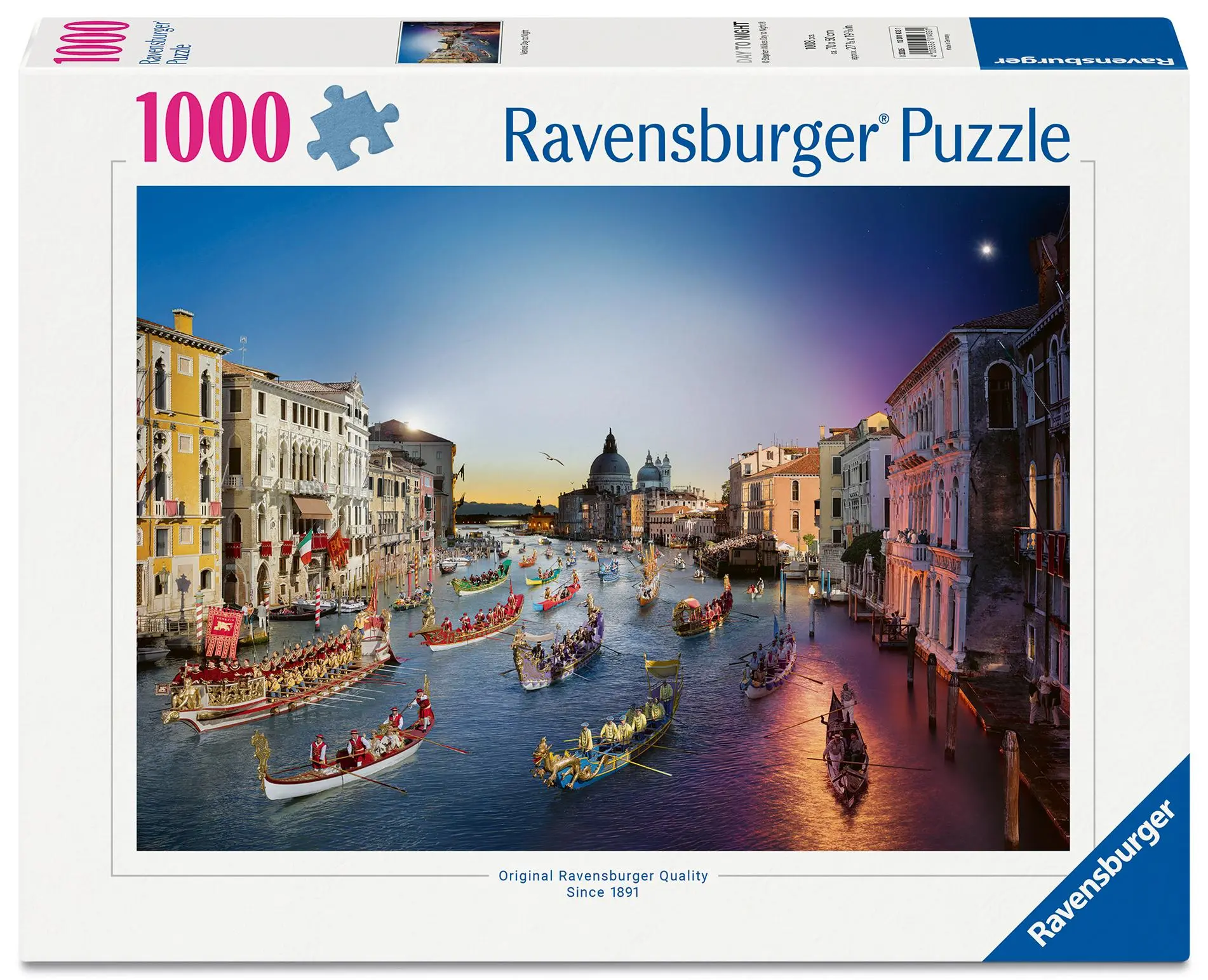 Cover: 4005555014331 | Erwachsenenpuzzle 1000 Teile - Venedig von Tag zu Nacht | Spiel | 2025